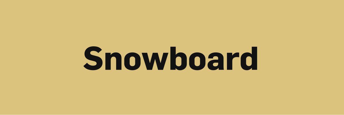 Snowboard