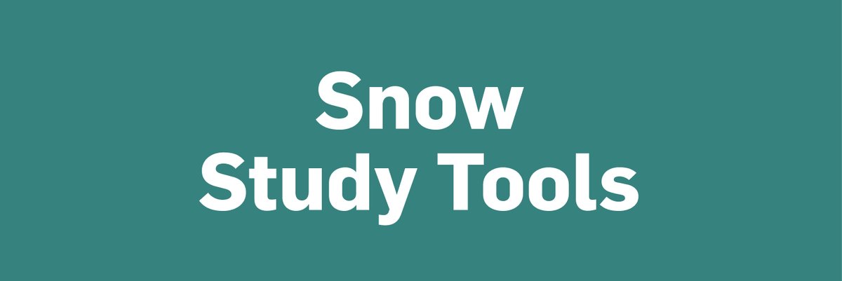 Snow Study Tools