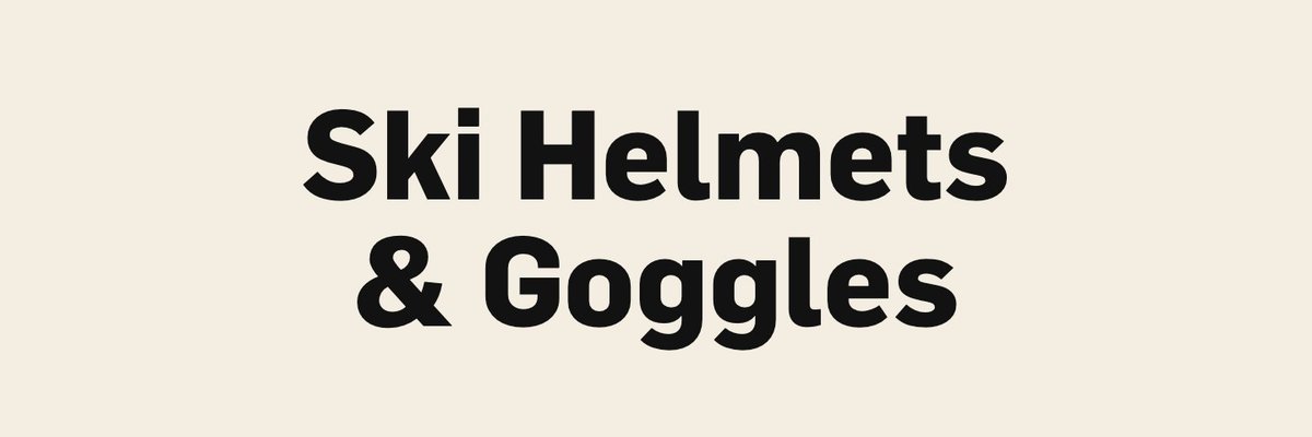 Ski Helmets| & Goggles