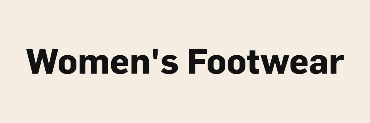 Women's Footwear