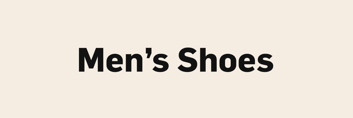 Men's Shoes