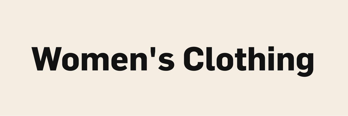 Women's Apparel