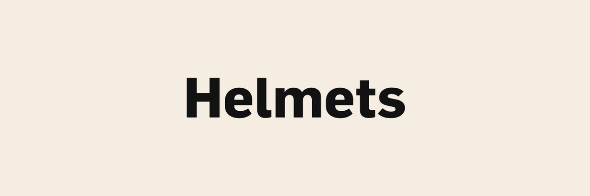 Helmets