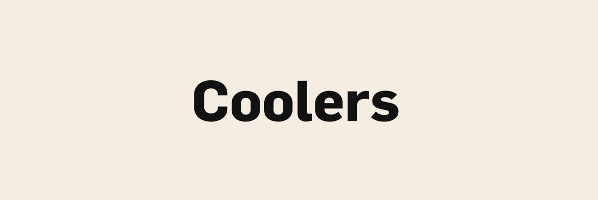 Coolers