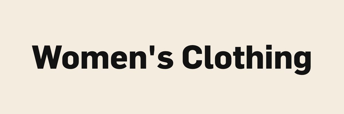 Women's Clothing
