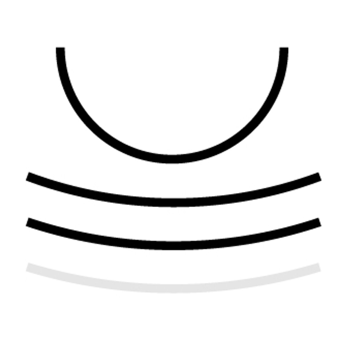 Mid cushioning icon.
