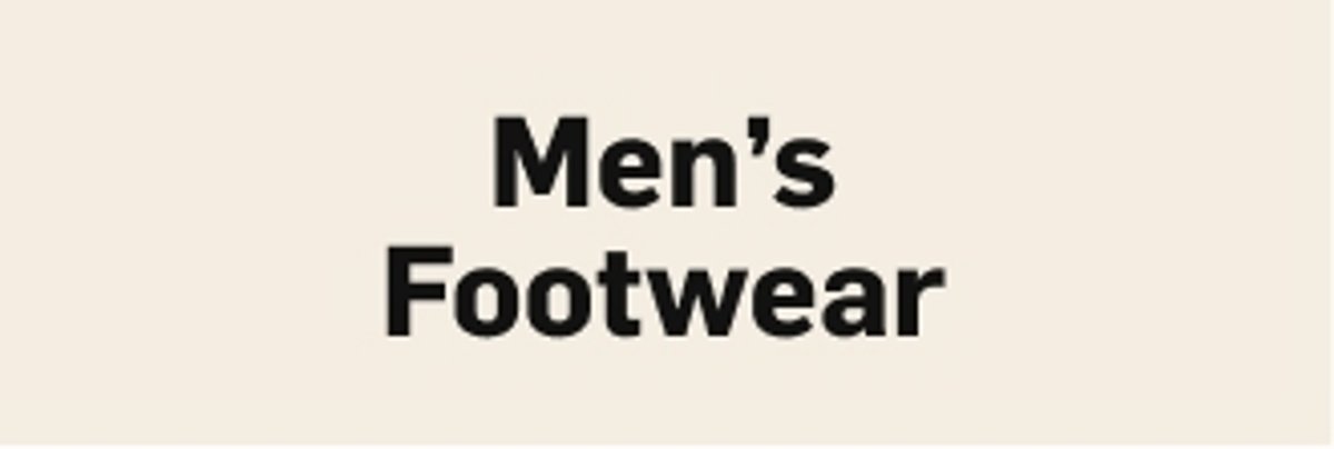 Men's Footwear