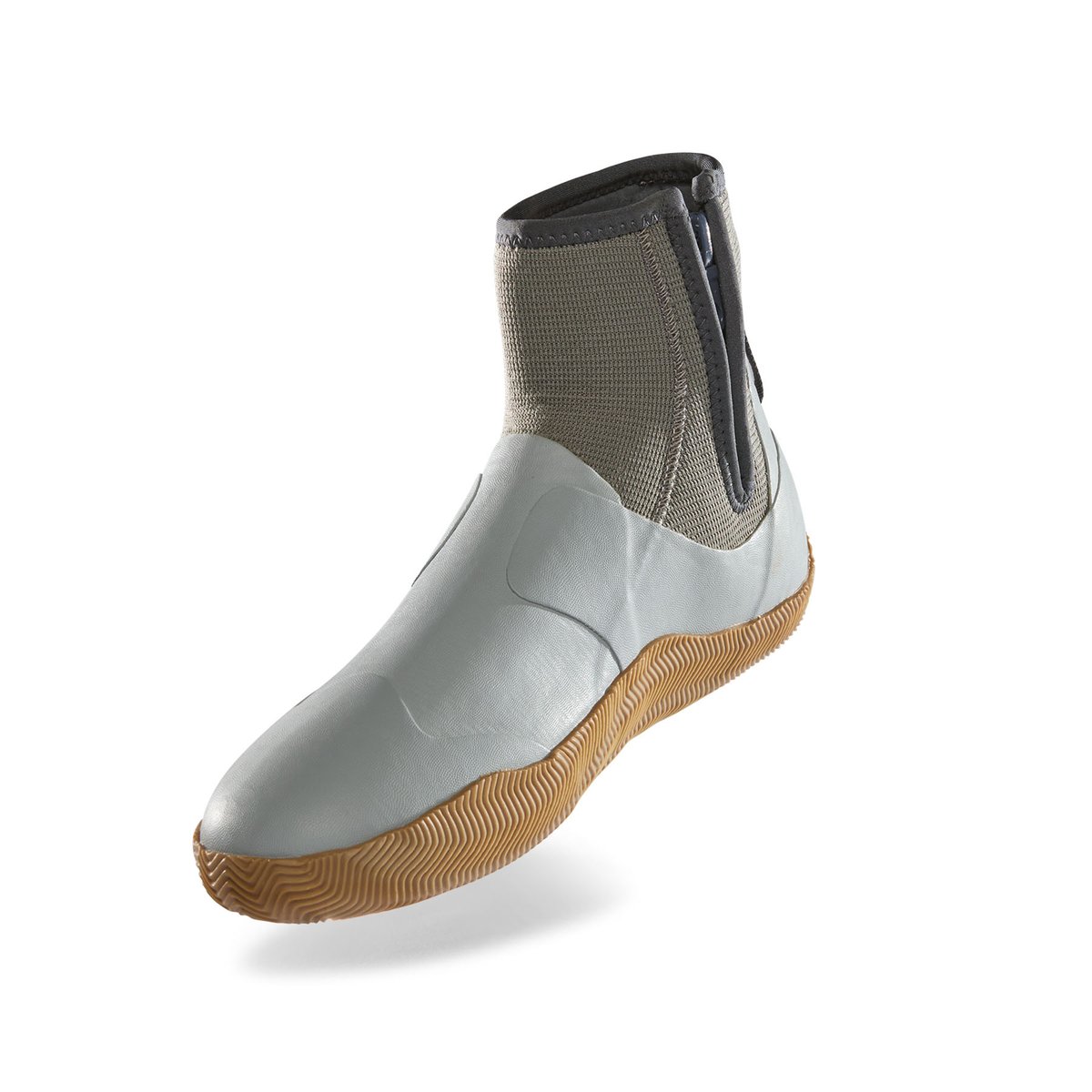 A view of the right foot of the Salt Wading Booties