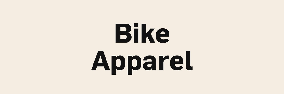 Bike Apparel