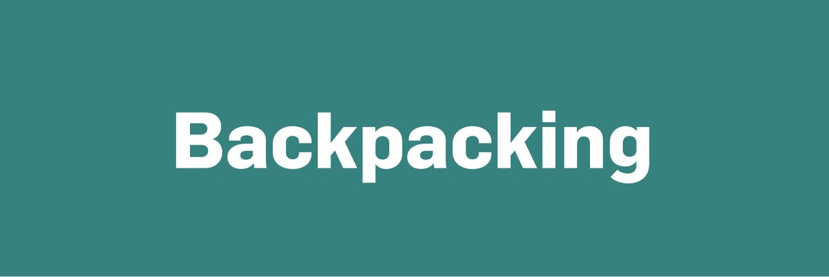 Backpacking