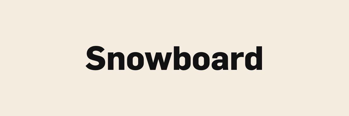 Snowboard