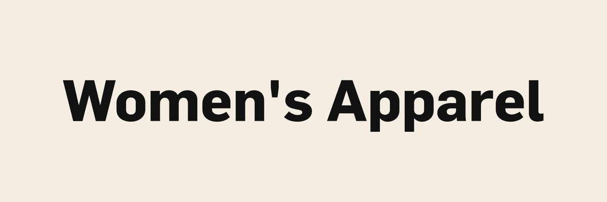 Women's Apparel