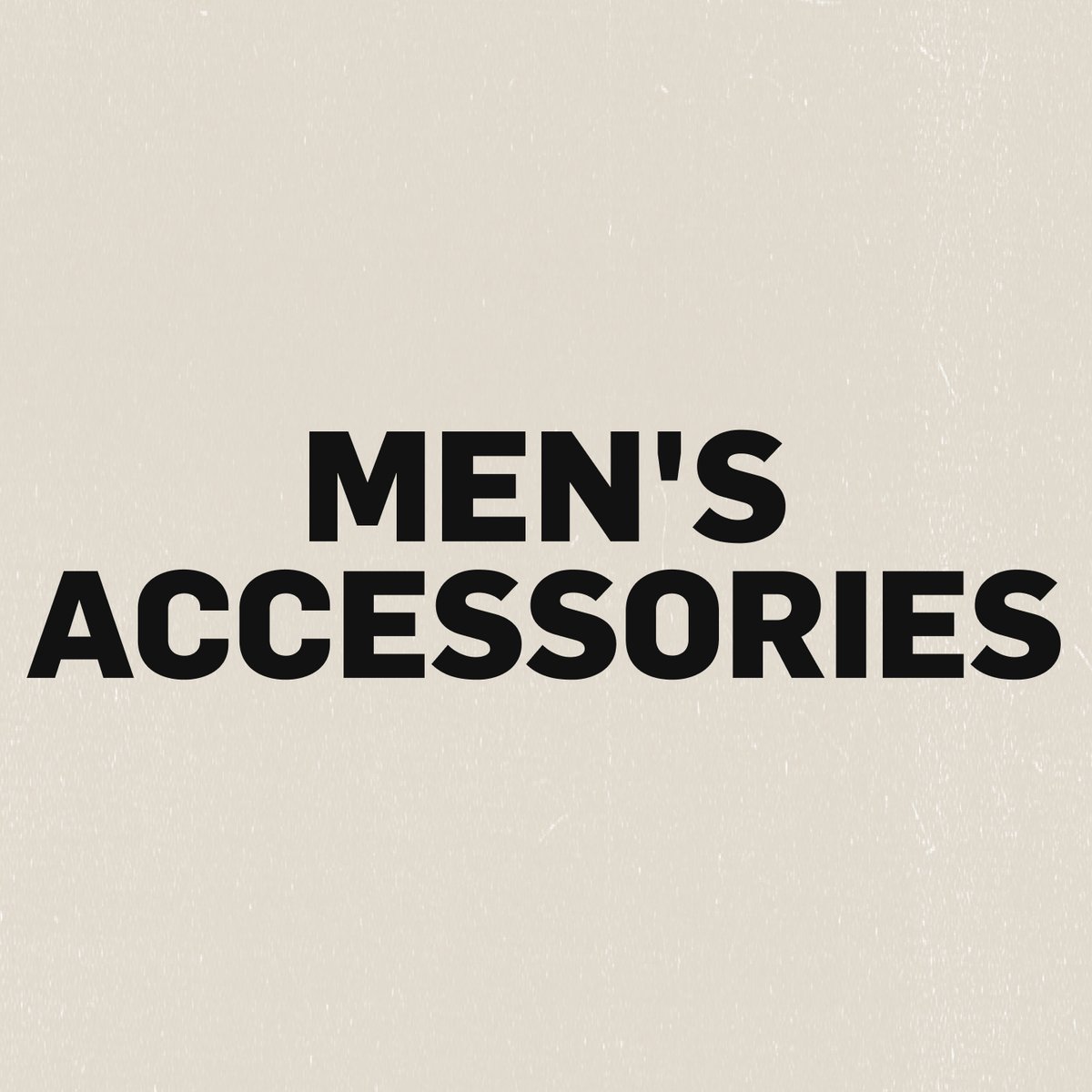 Men's Accessories