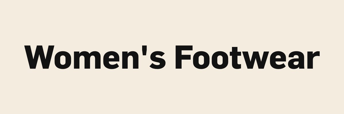 Women's Footwear
