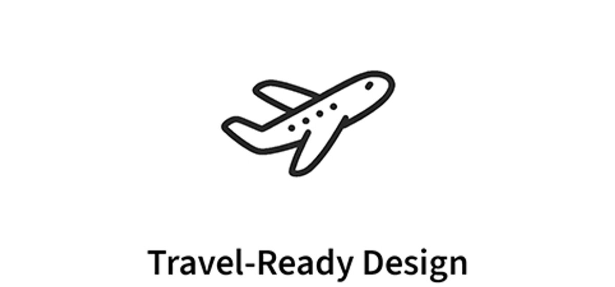 Icon of an airplane flying.