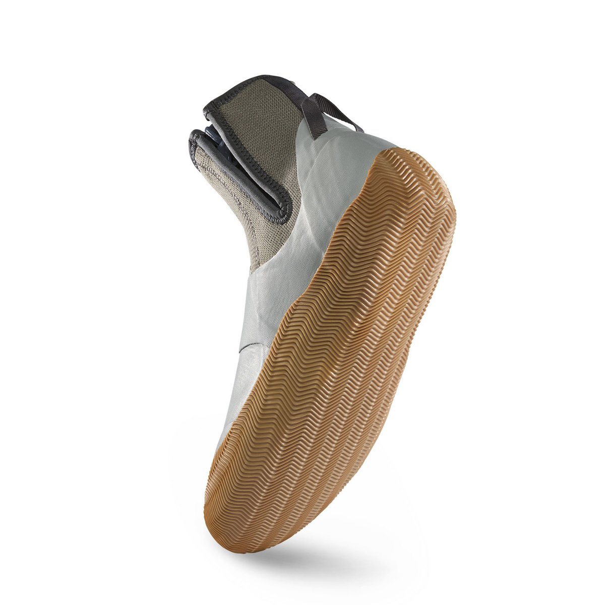 A view of the sole bottom and top of the shoe