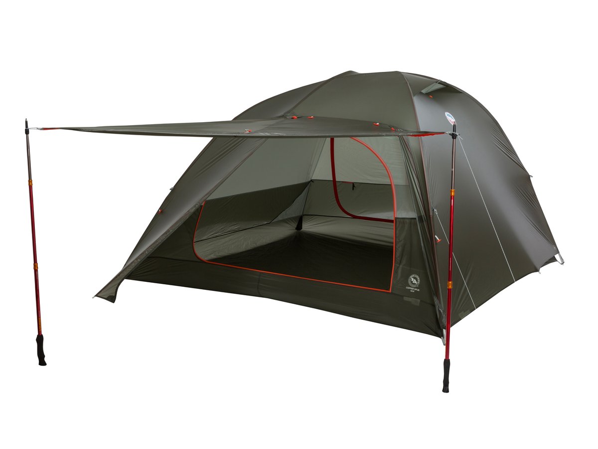 Copper Spur UL with awning set up 
