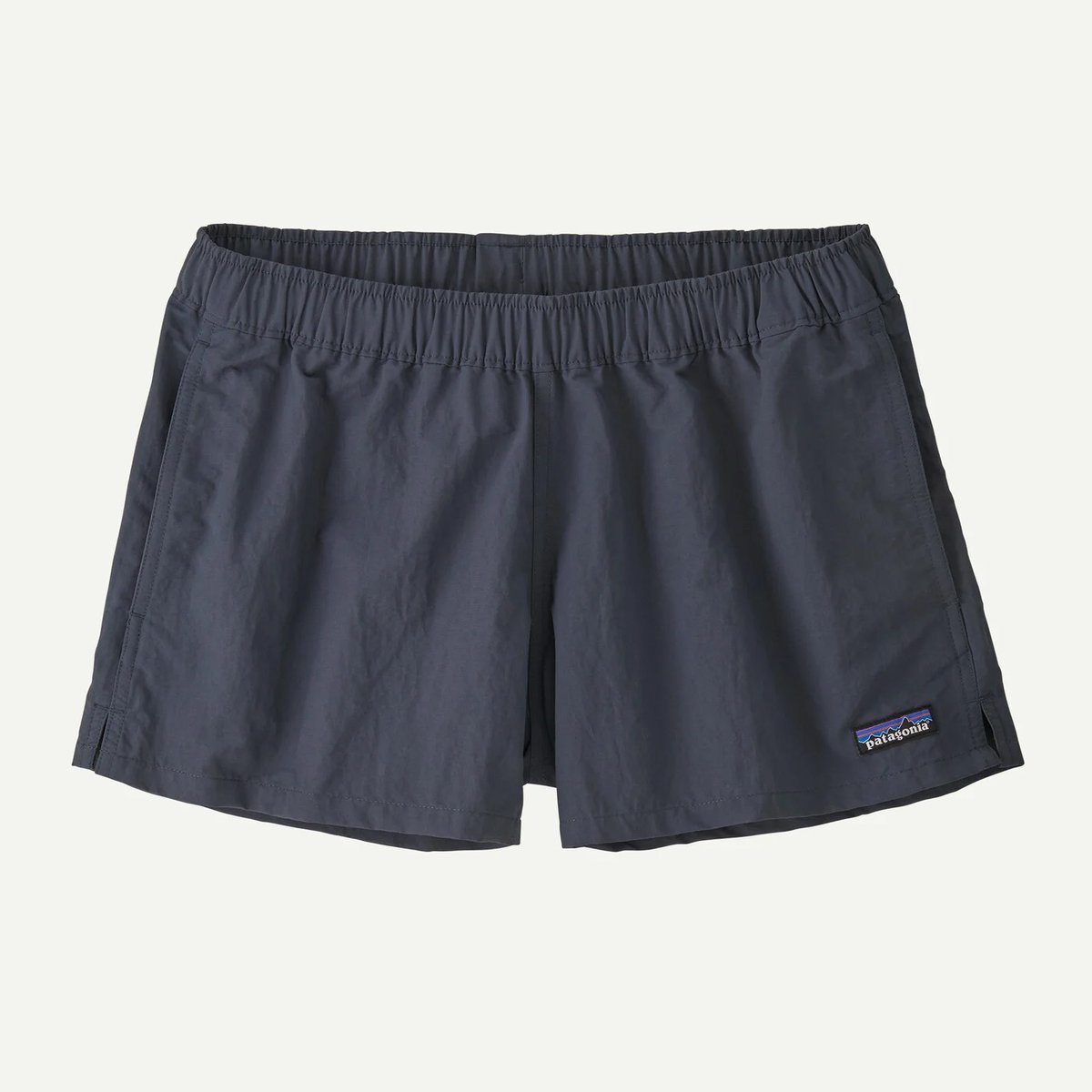Barely Baggies shorts on a yellow background