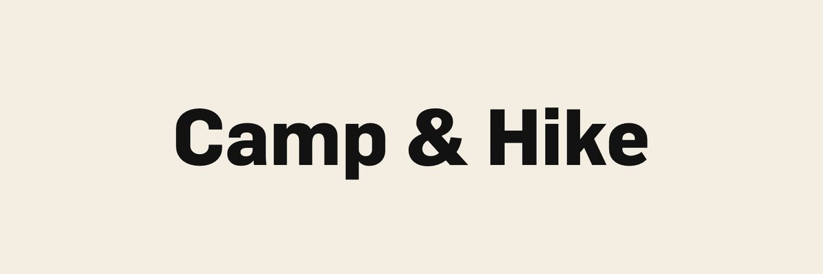 Camp & Hike