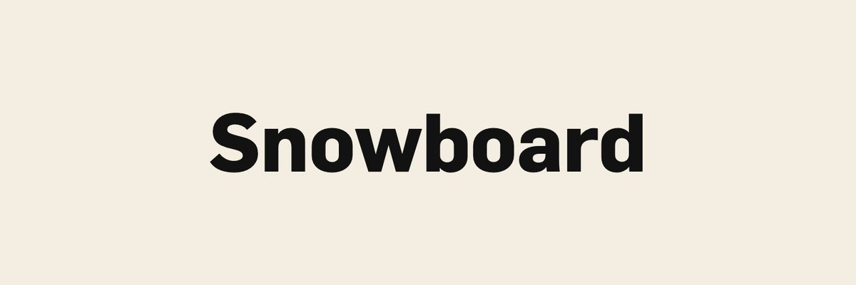 Snowboard