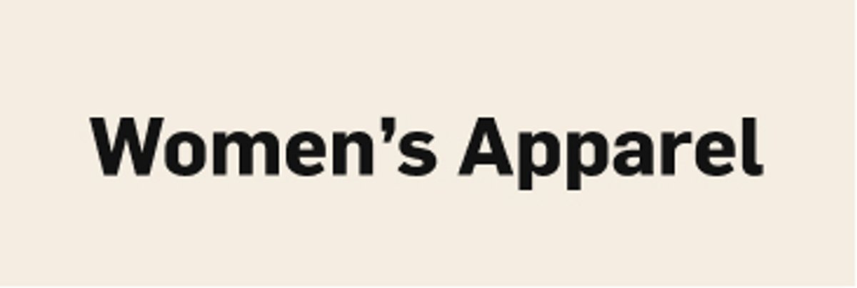 Women's Apparel