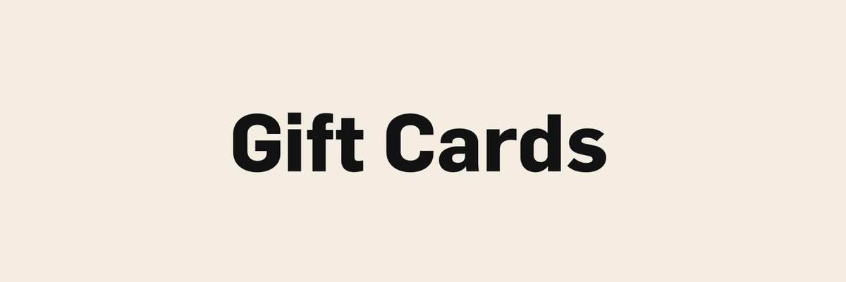 Gift Cards