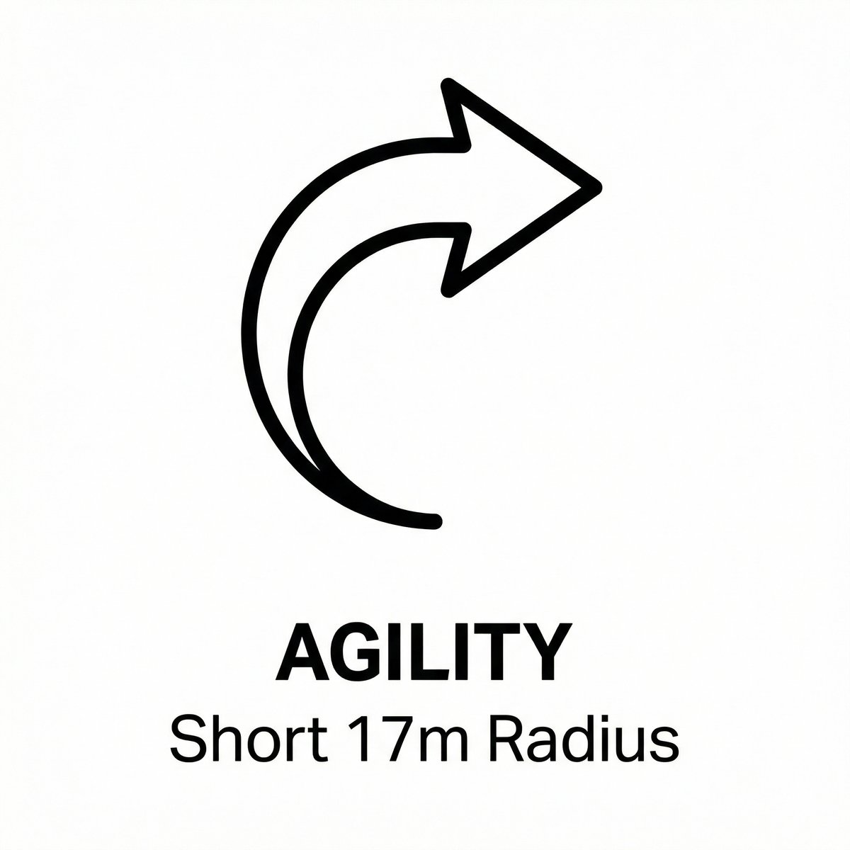 17m Short Turn Radius Icon