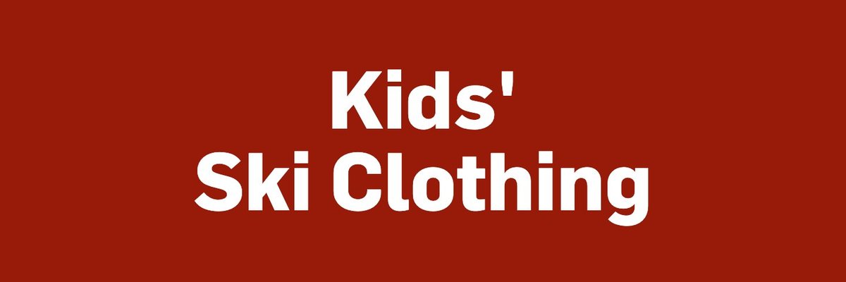 Kids'|Ski Clothing