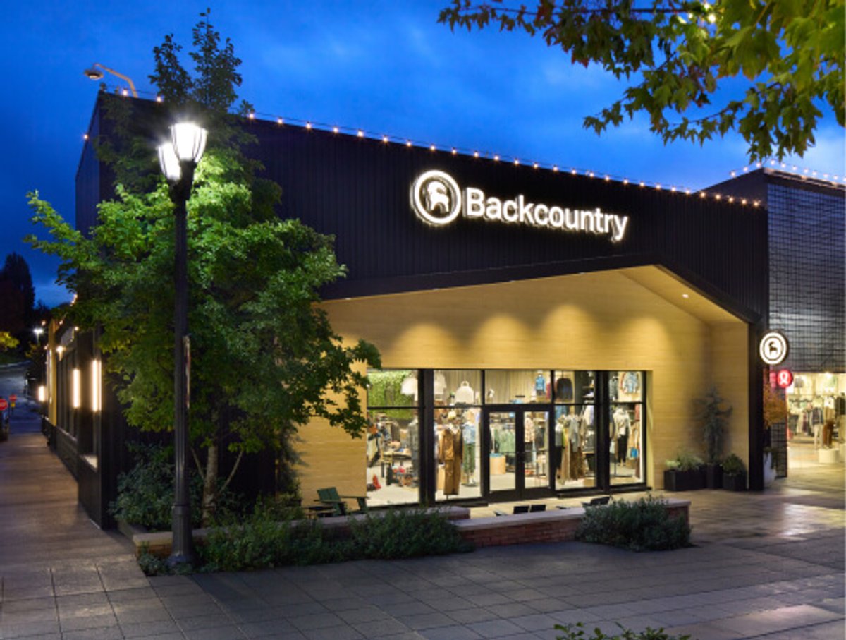 Backcountry Seattle retail store and bike shop exterior