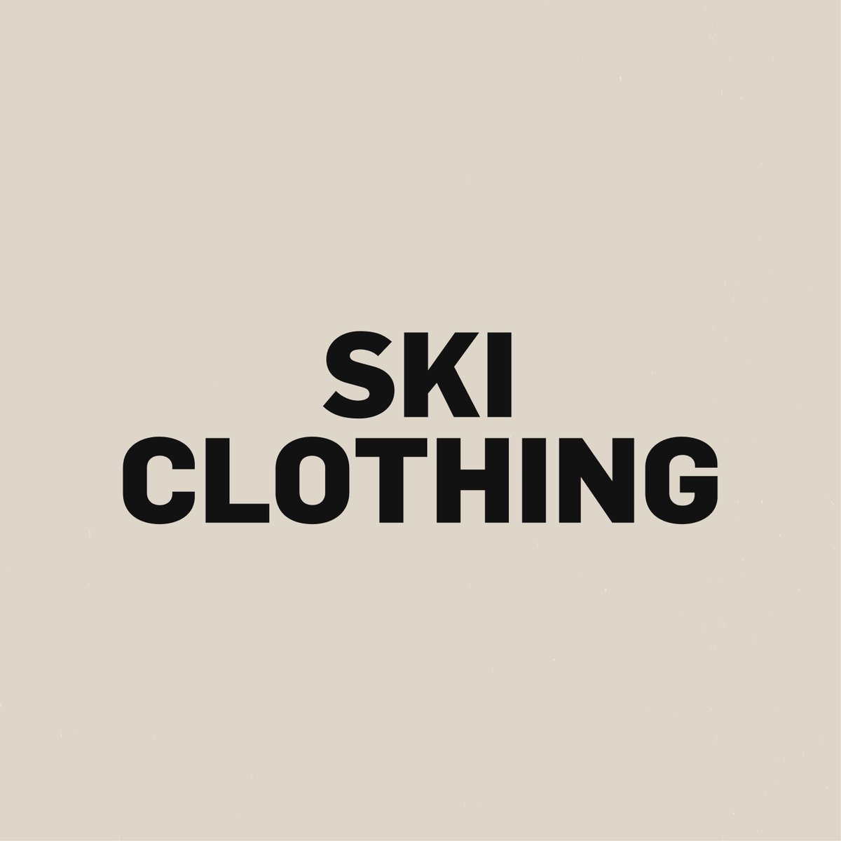 Ski Clothing