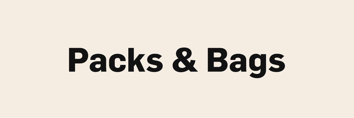Packs & Bags