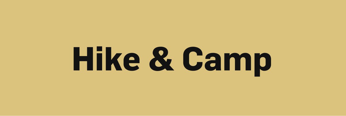 Hike & Camp