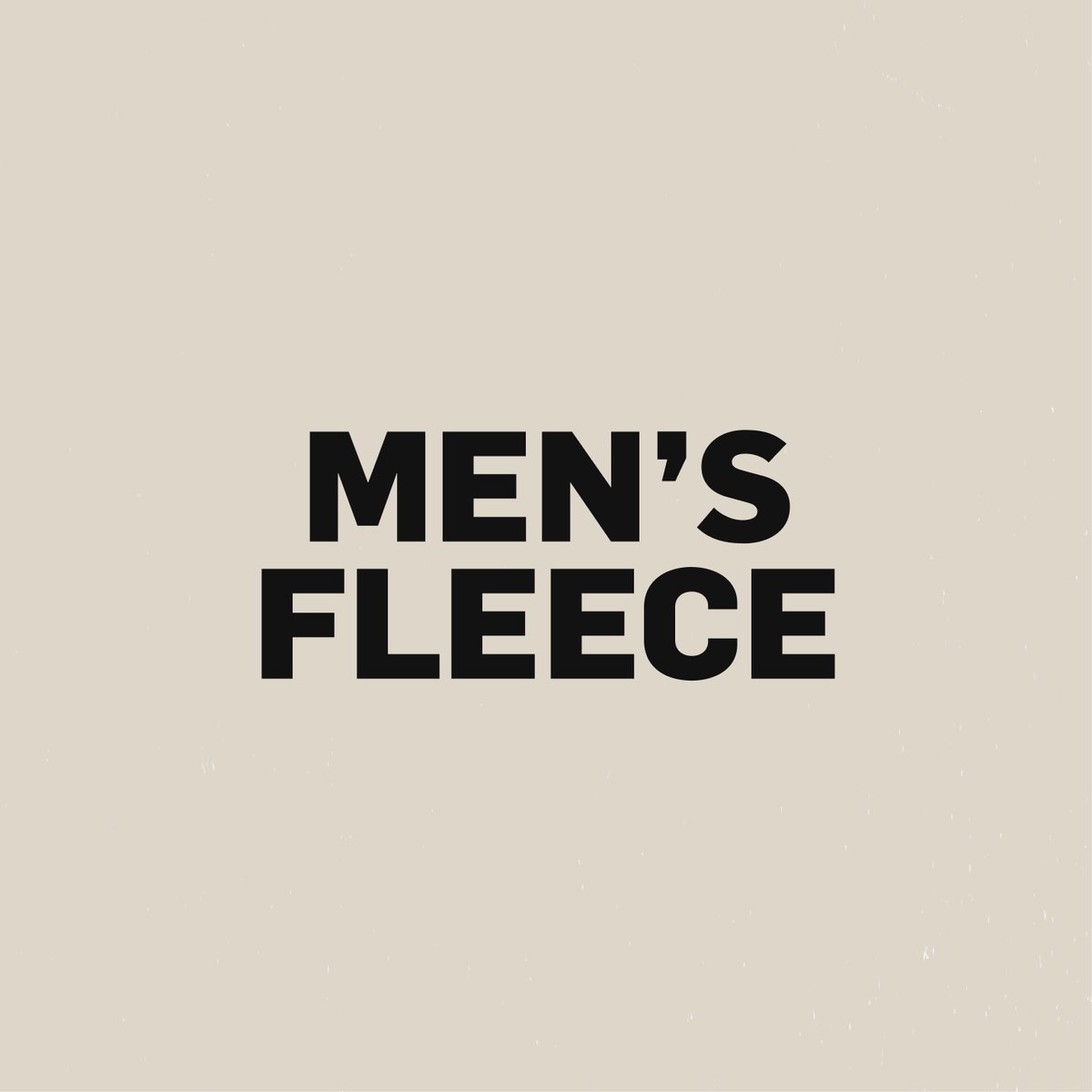 Men's Fleece