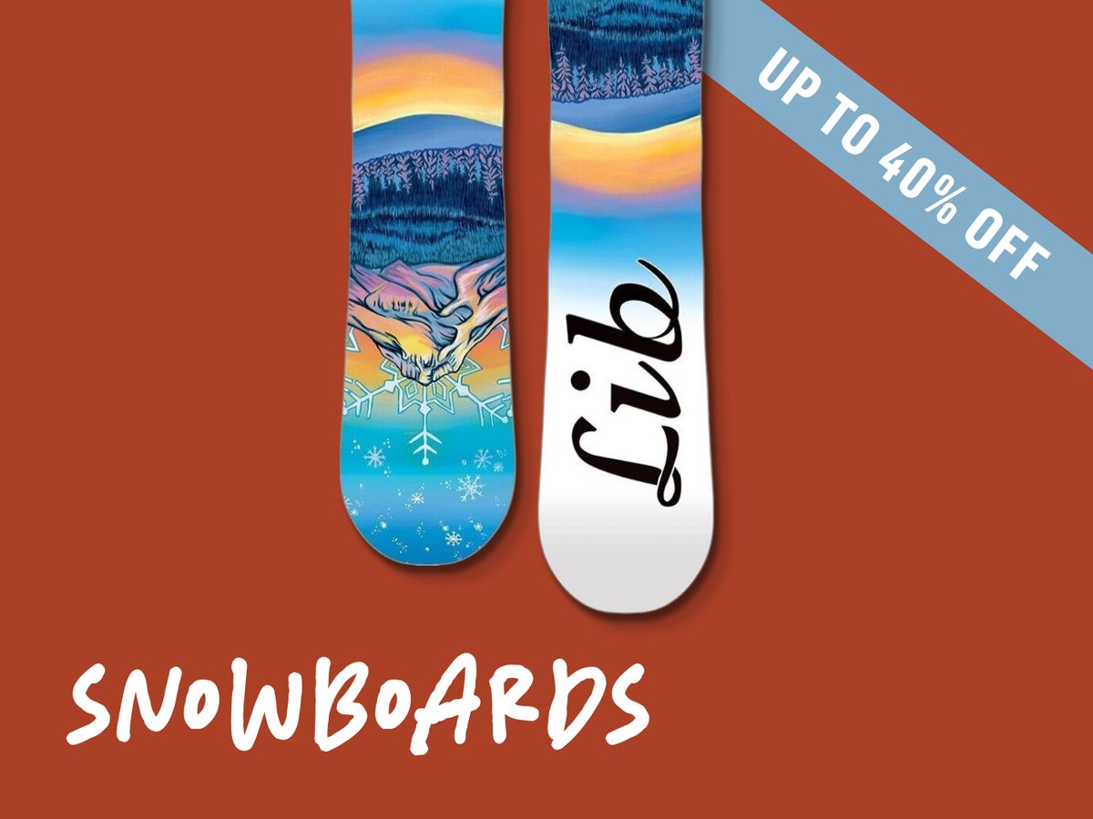 Snowboards Up To 40% Off