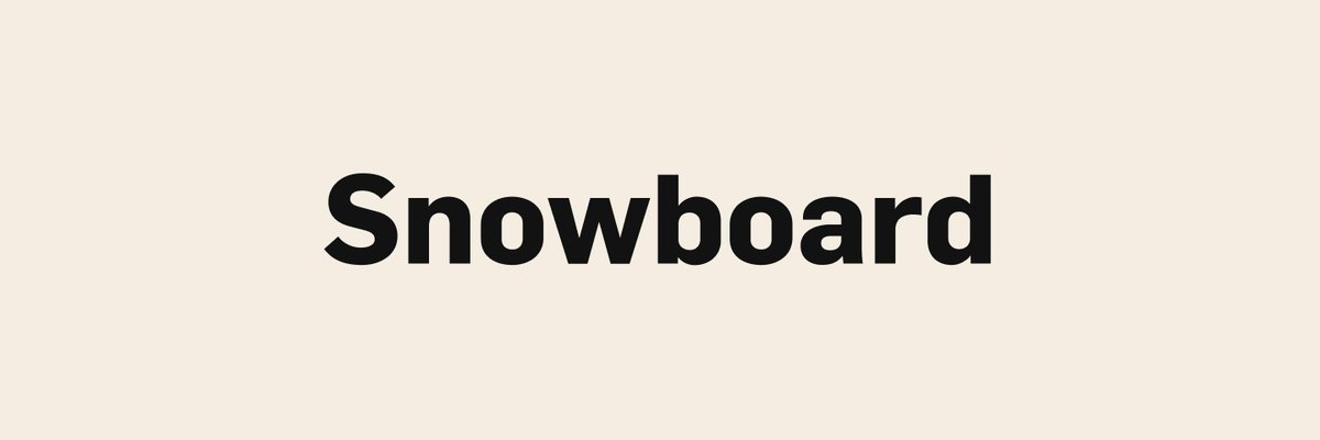 Snowboard