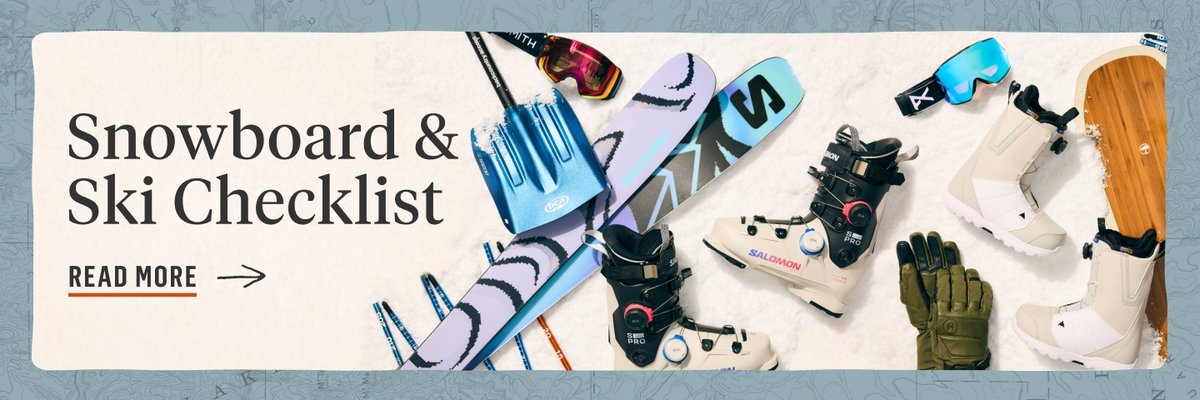Snowboard & Ski Checklist