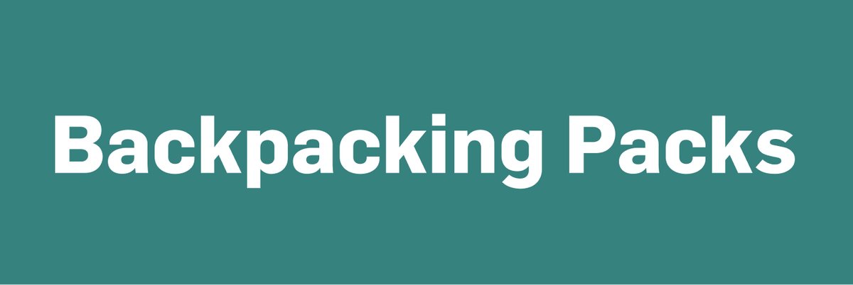 Backpacking Packs