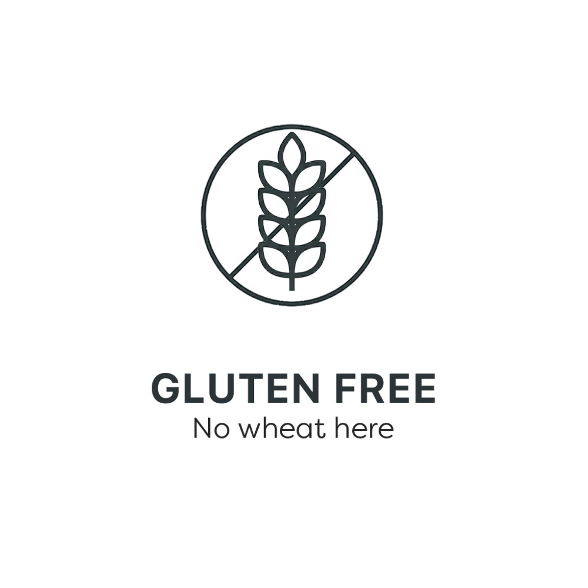 Gluten free: No wheat here