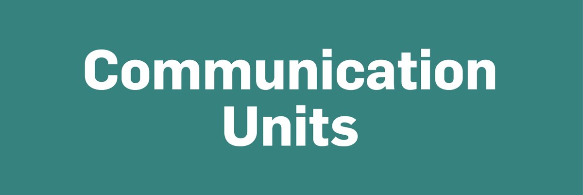Communication Units
