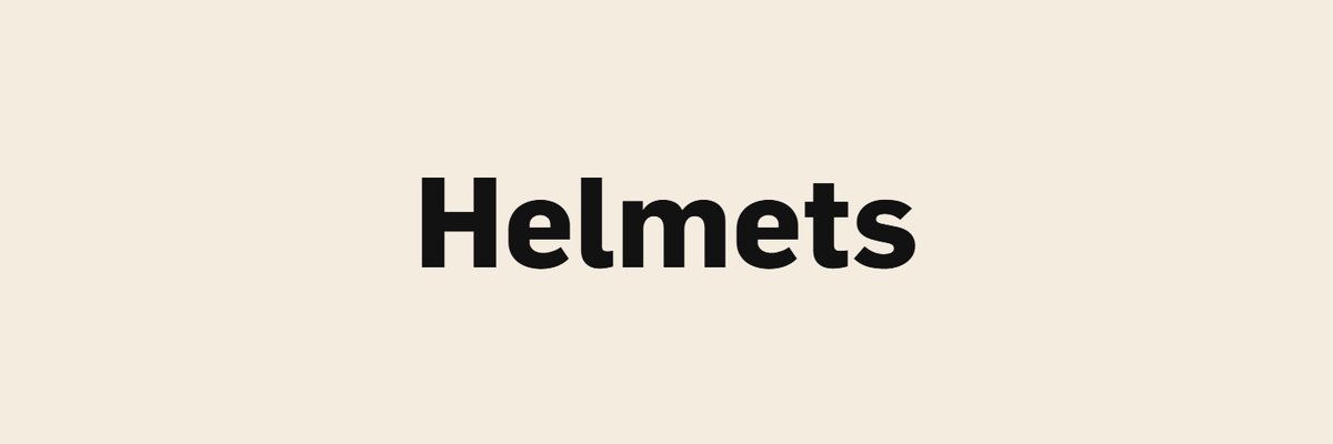 Helmets