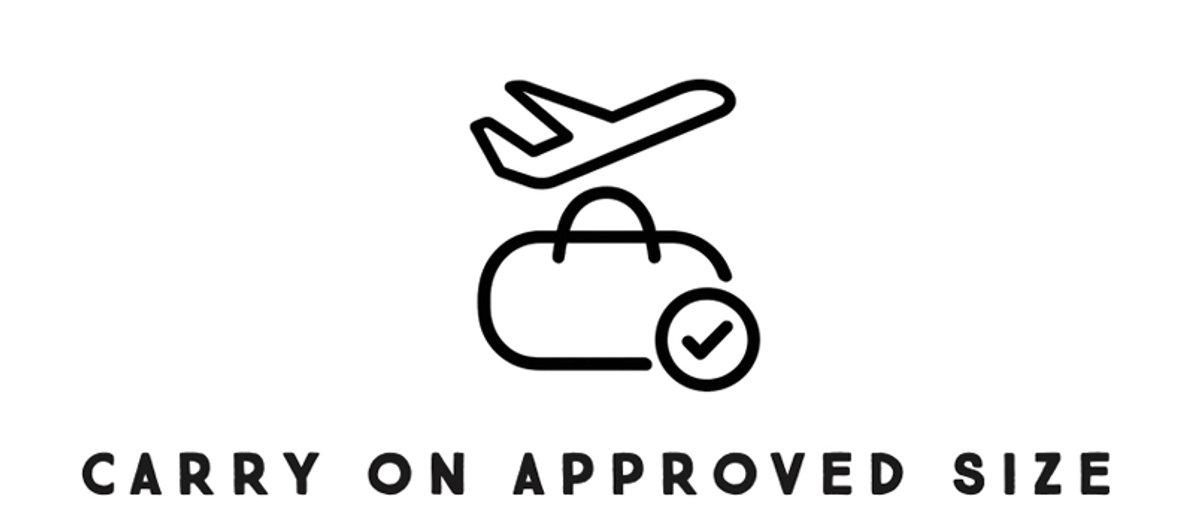 Icon showing that Coalatree Quest Duffel is carry-on sized