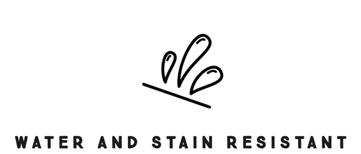 Icon showing that Coalatree Quest Duffel is water and stain resistant