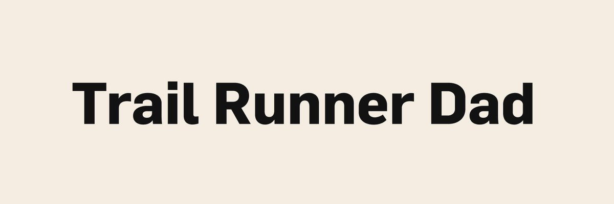Trail Runner Dad