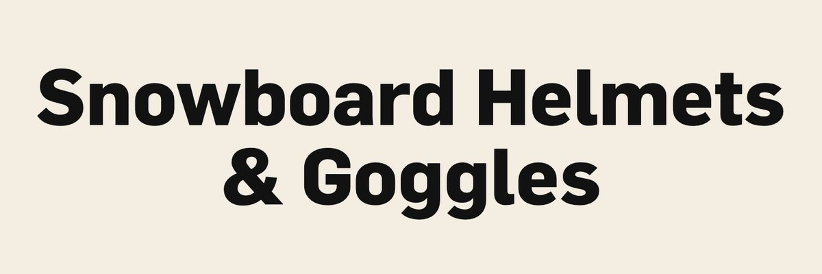 Snowboard Helmets| & Goggles