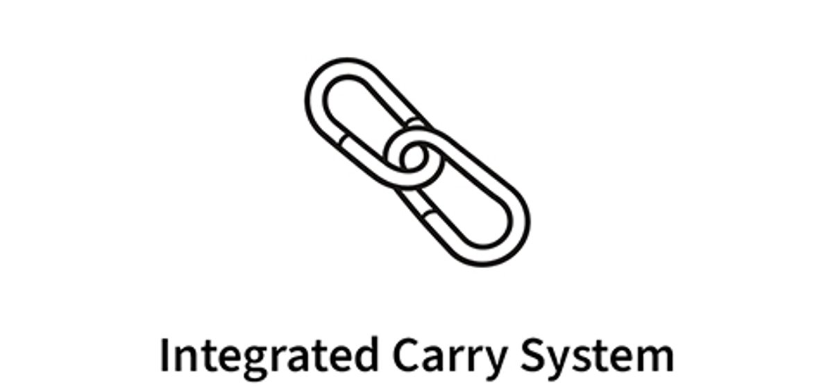 Graphic of two clips linked together.