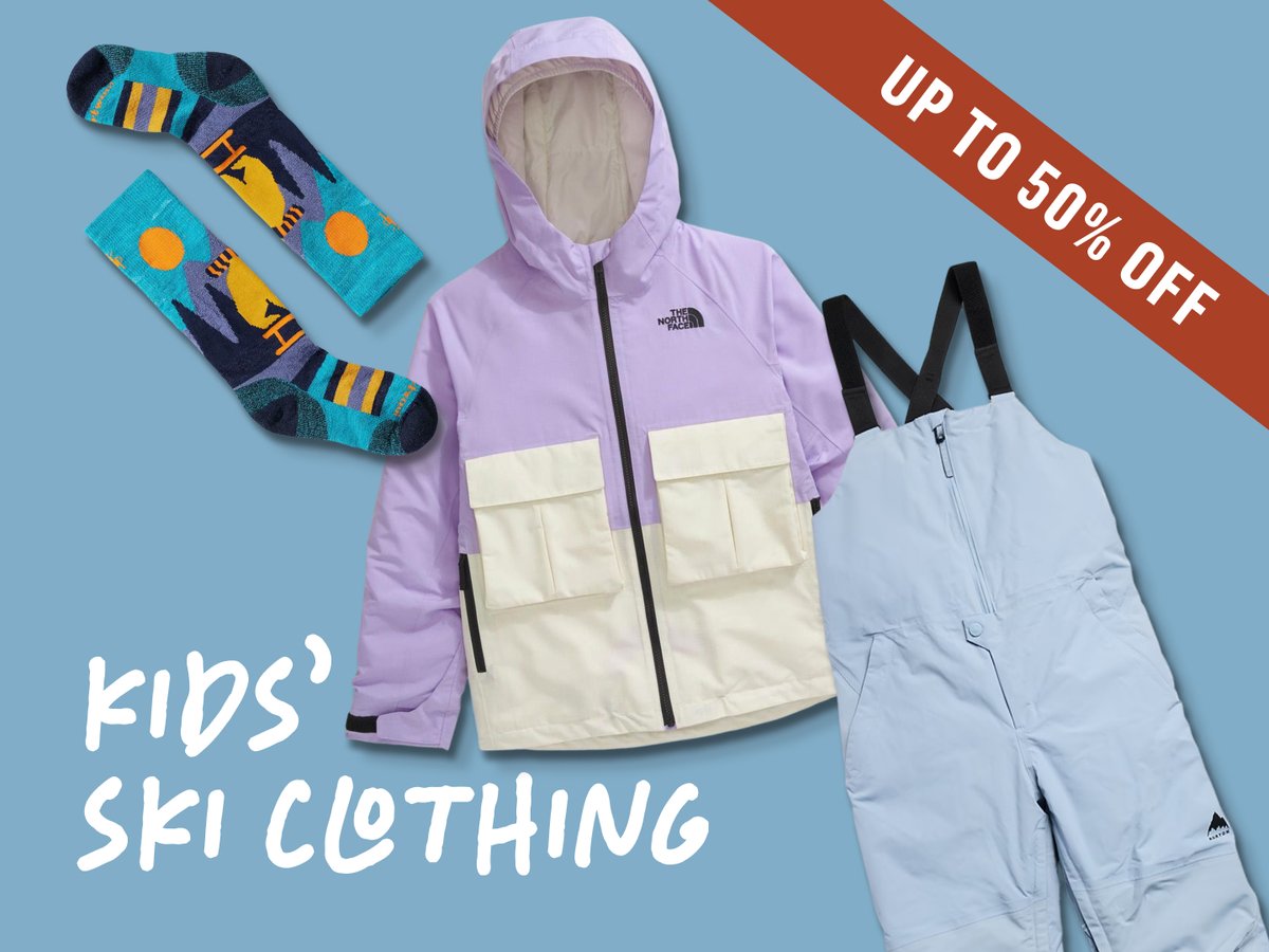 Kids' Ski Clothing Up To 50% Off