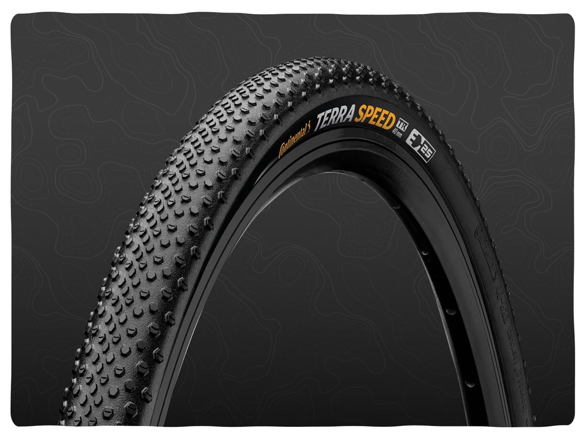 A tire with an ultra-slick center tread and file style outer tread.
