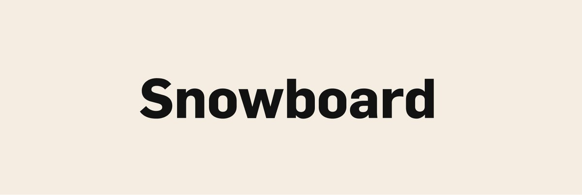 Snowboard